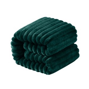 Flannel Fuzzy Toddler Blanket, Fluffy Warm and Lightweight Baby Plush Blanket - NTBAY - 1 of 4