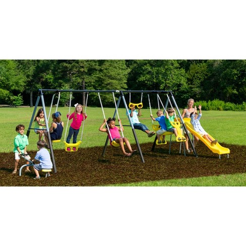 Xdp Recreation Rising Sun Playground, Outdoor Child Swing Frame