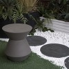 NicBex 20"H Modern Faux Terrazzo Plant Table Side Table, Patio Accent Table, Sturdy Garden End Tables for Indoor Outdoor - 3 of 4