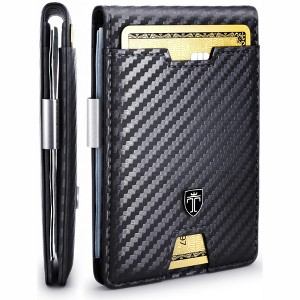 Generic Mens Wallet with Money Clip AUSTIN RFID Blocking Bifold Credit Card Holder - 1 of 4