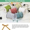 Unique Bargains Metallic Velvet Flexible Ribbon for Crafts 3/8 Inch x 50 Yards 1 Pc - 4 of 4