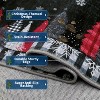 TackView Christmas Rugs Holiday Area Rugs Mats, Xmas Tree Snowflake Accent Carpet, Washable Indoor Rug, for Living Room Bedroom - 2 of 4