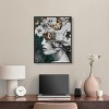 Art Remedy Hidden Golden Butterflies in Emerald Gold Fashion Wall Art Framed - 2 of 4
