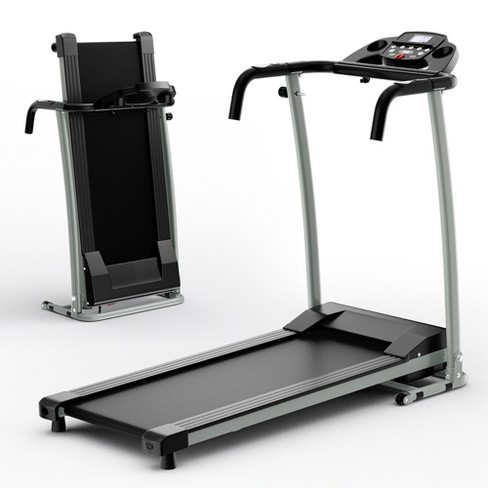 Costway 2 HP Folding Treadmill Motorized Running Machine 12 Preset Program LCD Display Black