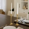Bird Leg Candle Holder Centerpieces for Table or Mantel - Decorative Taper Candle Holders for Living Home Decor - Set of 2 - 9" Gold - 4 of 4