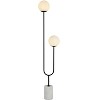 Leif Iron & Marble Floor Lamp - Black/White - Safavieh - 2 of 4