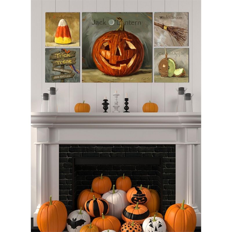 Sullivans Darren Gygi Jack O'Lantern Canvas, Museum Quality Giclee Print, Gallery Wrapped, Handcrafted in USA, 3 of 9