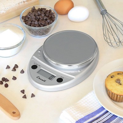 Escali Primo Chrome Digital Kitchen Scale with Tare Function