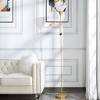 MAYEERTY 71.3" Torchiere Floor Lamp - 2-in-1 Main + Reading Light, 3 Color Temperatures, 4 Colors - 2 of 4