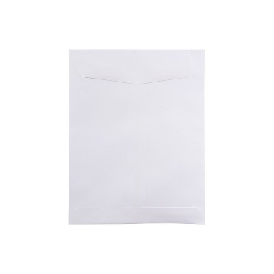 Blank 9 3/4 x 11 3/4 Plastic Envelopes with Button & String Tie Closure -  Letter Open End - (Pack of 6)-Assorted