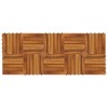 vidaxl 10 pcs Acacia Decking Tiles 11.8"x11.8" Vertical Pattern - 2 of 4