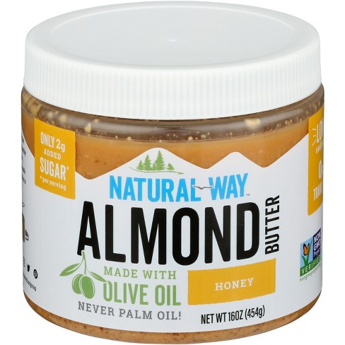 Natural Way Almond Butter with Natural Olive Oil and Honey - Case of 6 - 16 oz - image 1 of 1