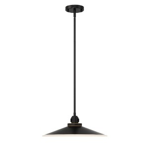 Eurofase Lighting Deckard 1 - Light Pendant in  Gold/Black - 1 of 1