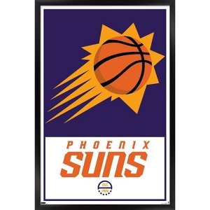 Trends International NBA Phoenix Suns - Logo 21 Framed Wall Poster Prints - 1 of 4