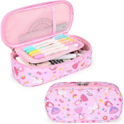 Fmeida Pencil Case for Girls - Big Capacity Cute Pencil Case for Kids Teenager Special Pencil Pouch for School Office, Pencil Box Only