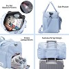 Hachikiko Travel Duffel Bag with Shoe Compartment & Dry-Wet Separated Pocket - Sports Gym Weekender Overnight Bag - 3 of 4