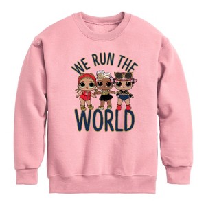 Boys' - LOL Surprise! - Run The World Graphic Long Sleeve Fleece Sweatshirt - 1 of 4