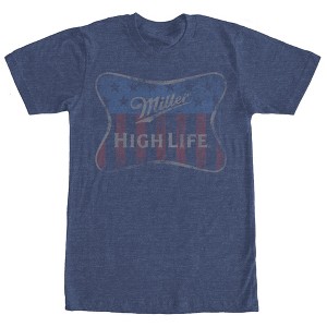 Men's Miller High Life Miller High Life American Flag T-Shirt - 1 of 3