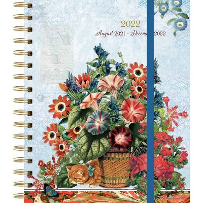 2021-22 17 Month Agenda Planner 9.5" x 11" Botanical Gardens - Wells St. by Lang