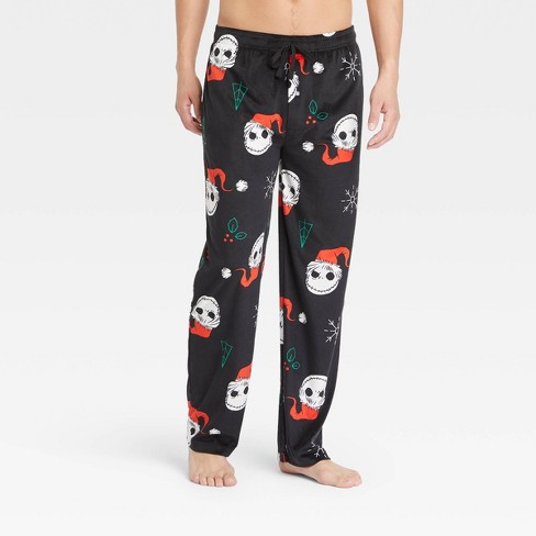Disney Christmas Pajamas 2022 Black Men's Disney "The Nightmare Before Christmas" Pajama Pants - Black : Target