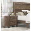 NicBex 2 Drawer Dresser for Bedroom,Modern Style Drawers with Black Handle,Dressers for Kids Room,Living Room,Entry and Hallway,Brown - 3 of 4