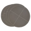Saro Lifestyle Faux Leather Luxe Placemat (Set of 4) - 3 of 4