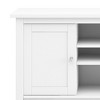 47" Solid Wood Transitional Style TV Media Stand with Cord Management, Shaker Style Doors and Bottom Drawers for Living Room and Bedroom - 2 of 4