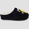 Joe Boxer Women's Halloween Spooky Szn Scuff Slippers - Black - 2 of 4