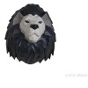 Origami Lion Head Wall Decoration 14" H – Resin Animal Art Anne Home By Old Modern Handicrafts - 3 of 4