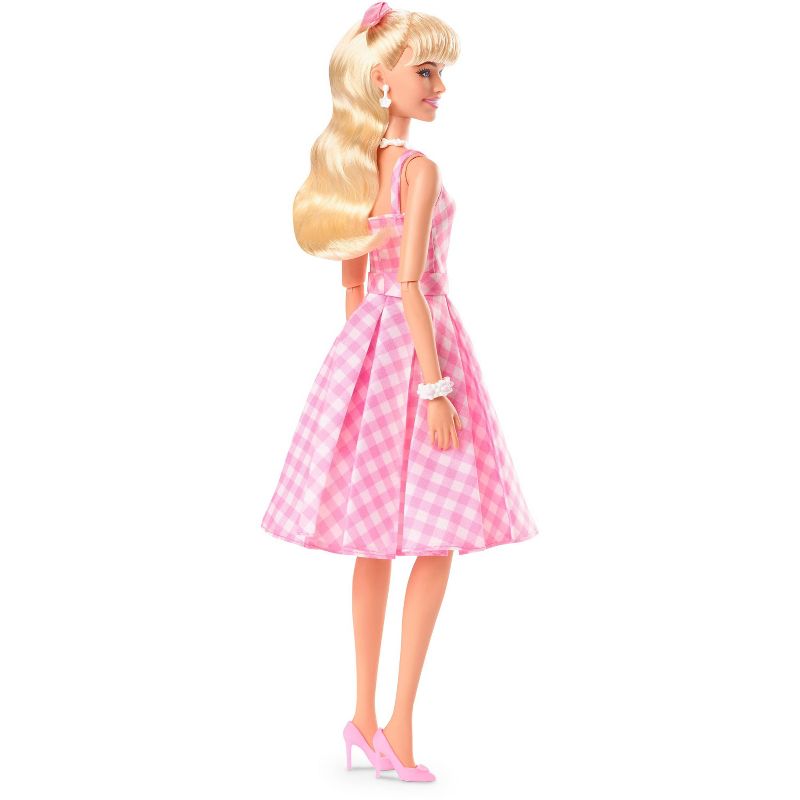 Barbie: The Movie Collectible Doll Margot Robbie as Barbie in Pink Gingham Dress, 6 of 14