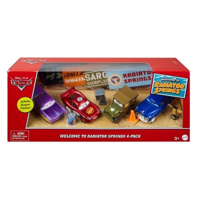 Disney Pixar Cars Welcome to Radiator Springs Vehicle 4pk