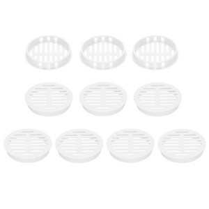 Unique Bargains Durable Impact-Resistant Scratch-Resistant Moisture-Resistant Air Vent Covers 10 Pcs - 1 of 4