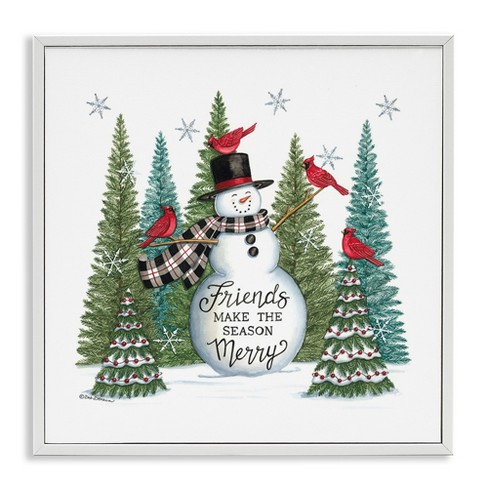 Stupell Industries Winter Friendship Snowman, 12'' x 12'' - image 1 of 4