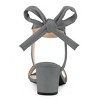 Allegra K Women's Back to College Open Toe Ankle Tie Back Block Heels Sandals - 3 of 4