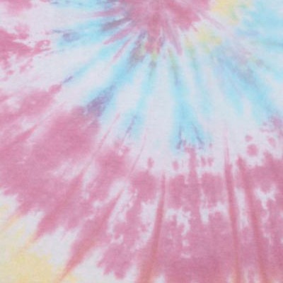 blue/pink/light yellow