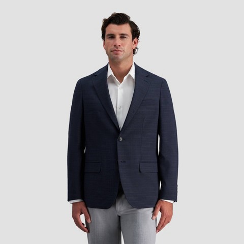 Мужские куртки Haggar H26 Men's Slim Fit Sport Coat - Gray 40