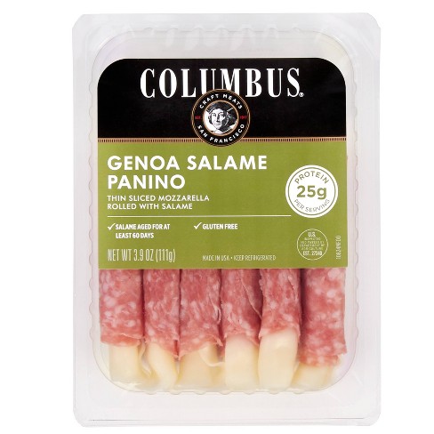 Columbus Gluten Free Genoa Salame Panino - 3.9oz - image 1 of 4