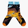 Alien UFO over Mars Socks from Sock Panda (Men's Sizes, Adult Large) - 2 of 3