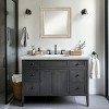 Amanti Art Sierra Beveled Wood Framed Bathroom Vanity Wall Mirror - 4 of 4