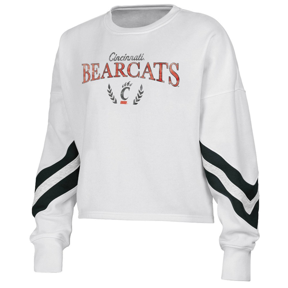 NCAA Cincinnati Bearcats Womens Crew Neck Fleece Sweatshirt