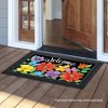 Whimsy Flowers Spring Doormat Indoor Outdoor 30" x 18" Briarwood Lane - image 3 of 4