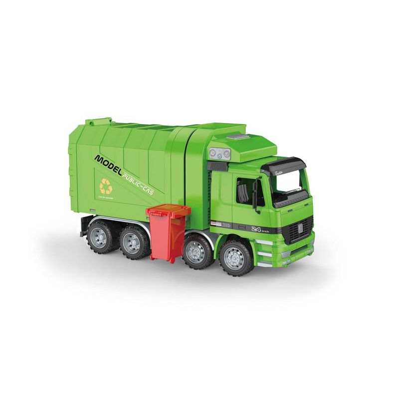 Insten 14" Recycling Garbage Truck with Friction Power, Vehicle Toys for Kids, 1 of 4