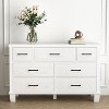 Dresser for Bedroom with 7 Drawers, Chest of Drawers Closet with Metal Handle, Wooden Dresser for Bedroom - 4 of 4