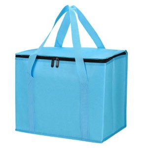 Unique Bargains Non-Woven Fabric Thermal Insulated Cool Warm Reusable Food Storage Bags 4 Pcs - 1 of 4