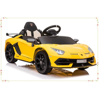 12V Kids Electric Car with Remote Control, LED Lights & Sound System