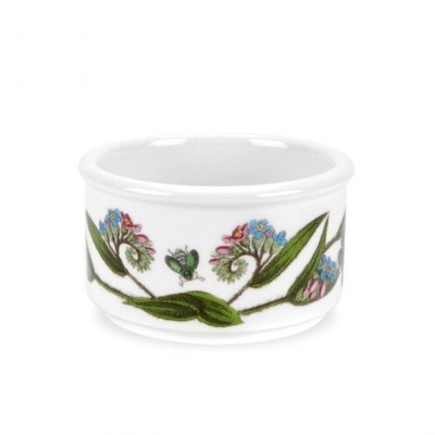 White Porcelain Floral Stackable Ramekins Set of 6