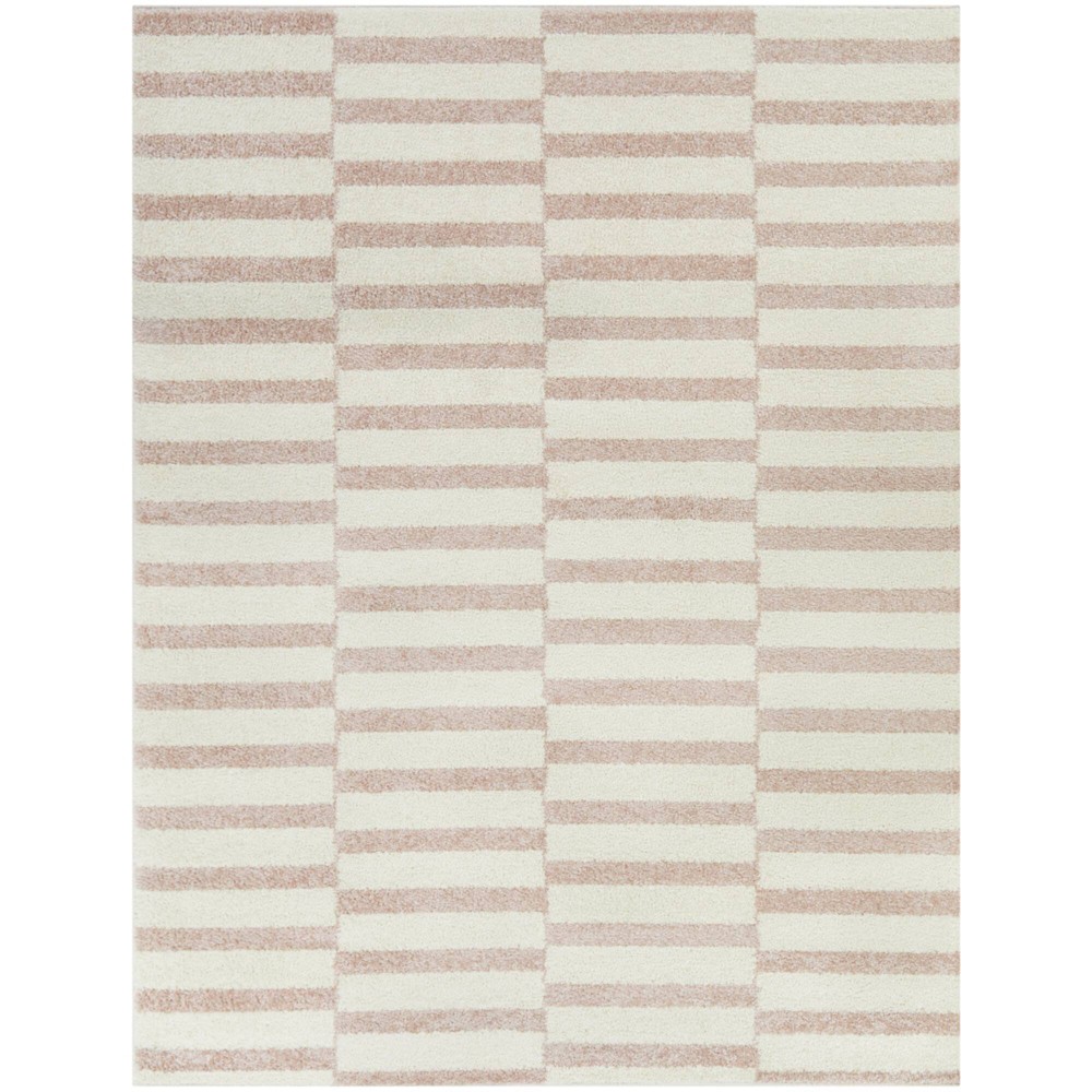 5 3inx7' Dewey Abstract Striped Kids' Rug Pink - Balta Rugs