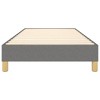 vidaXL Bed Frame Dark Gray Polyester, Plywood, Engineered Wood Twin - 4 of 4