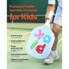 VEVOR Kids Pickleball Paddle, Lightweight Youth Paddle with Small Grip & Cute Pattern, Fiberglass Racket & Honeycomb Core, Child Size for Boys & Girls - 2 of 4