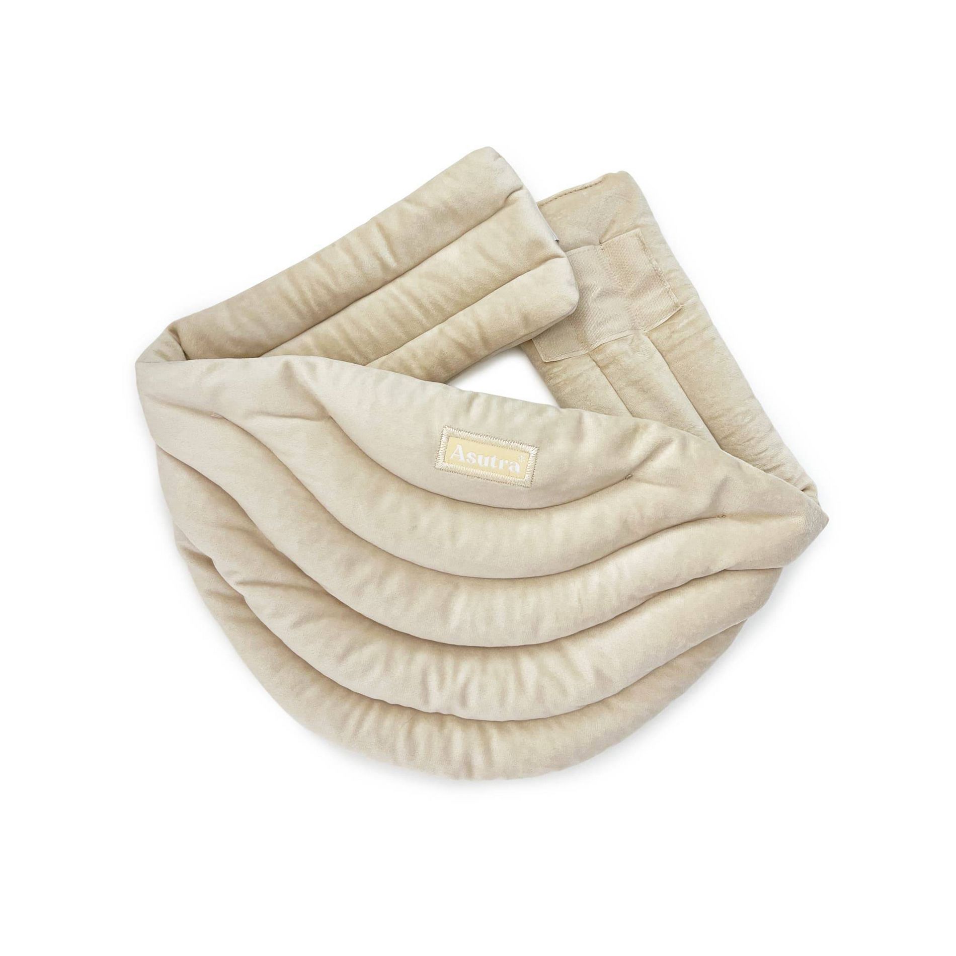 Asutra Cozy Weighted Neck Warmer Aromatherapy Wrap - Champagne